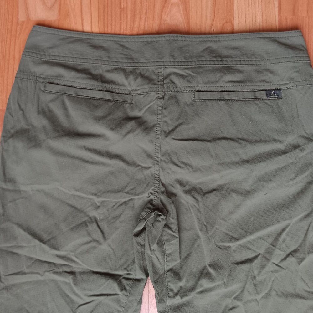 PrAna Jasmine Knicker 3/4 Capri Pants Green Style #W4JASK113 Low Rise - Picture 5 of 8